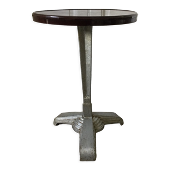 Art deco bistro table bakelite cast iron