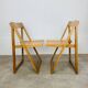 Paire de chaises pliantes par Aldo Jacober, bois, années 60
