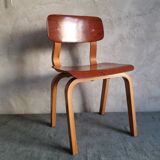 Children's school chair made of vintage wood