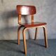 Children's school chair made of vintage wood