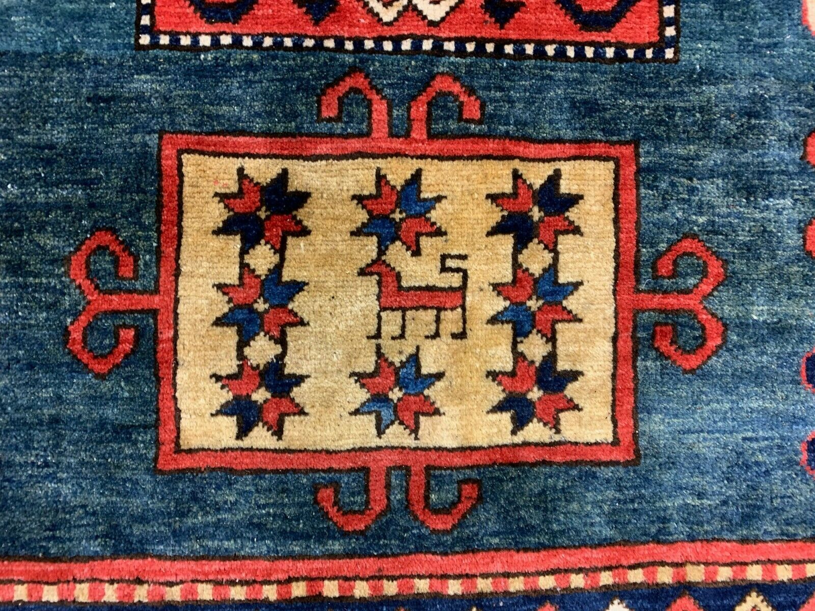 Kazak rug 300x238 cm afghan