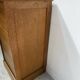 Solid oak curtain filing cabinet 20th century office furniture