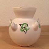 Horned vase André Baud, ceramics of Vallauris