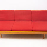 Canapé pliant du milieu du siècle, années 1960, Tchécoslovaquie