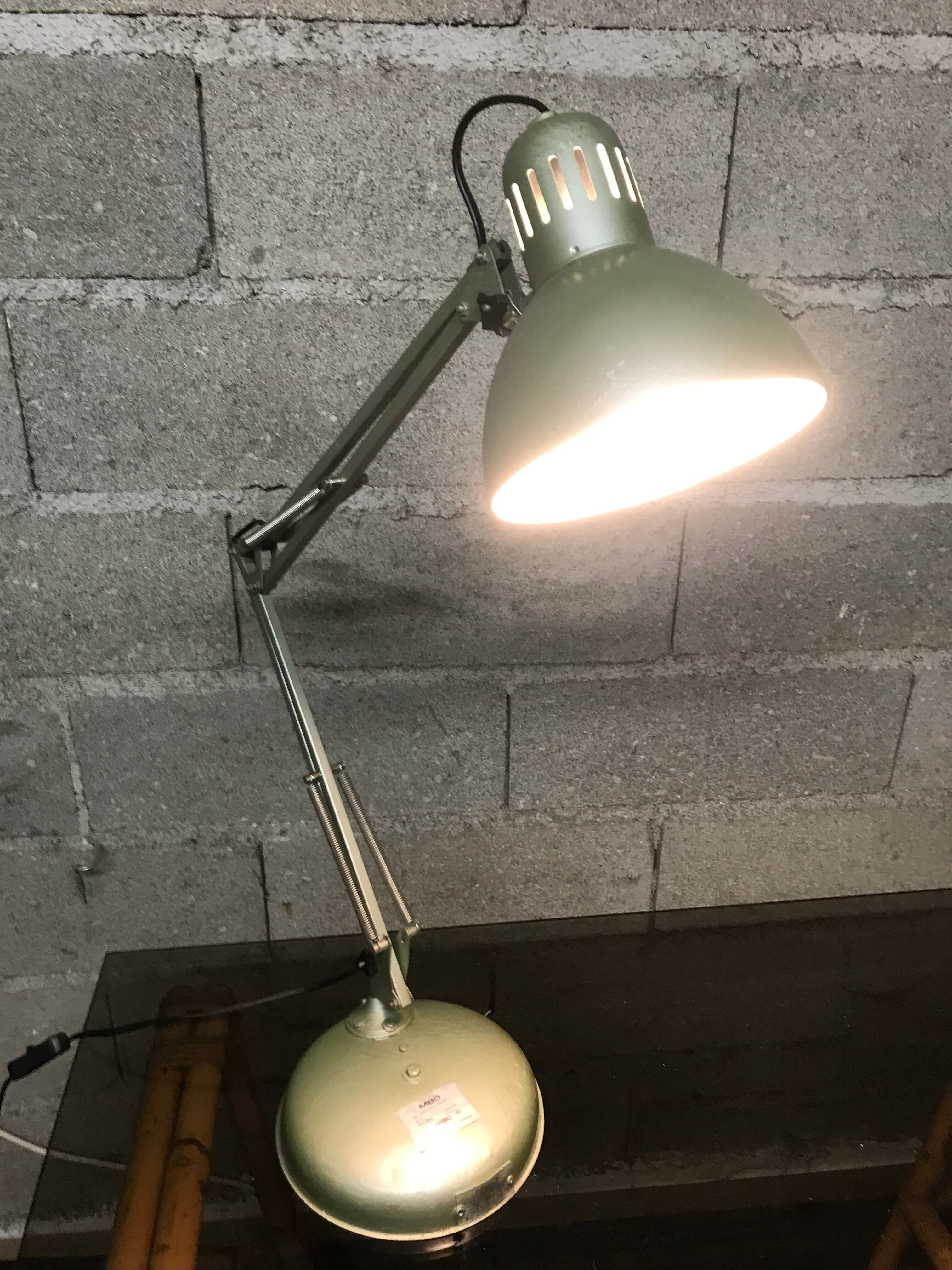 Vintage articulated architect lamp design 60/70