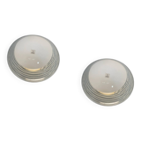 Lot de 2 plafonniers en verre de Murano