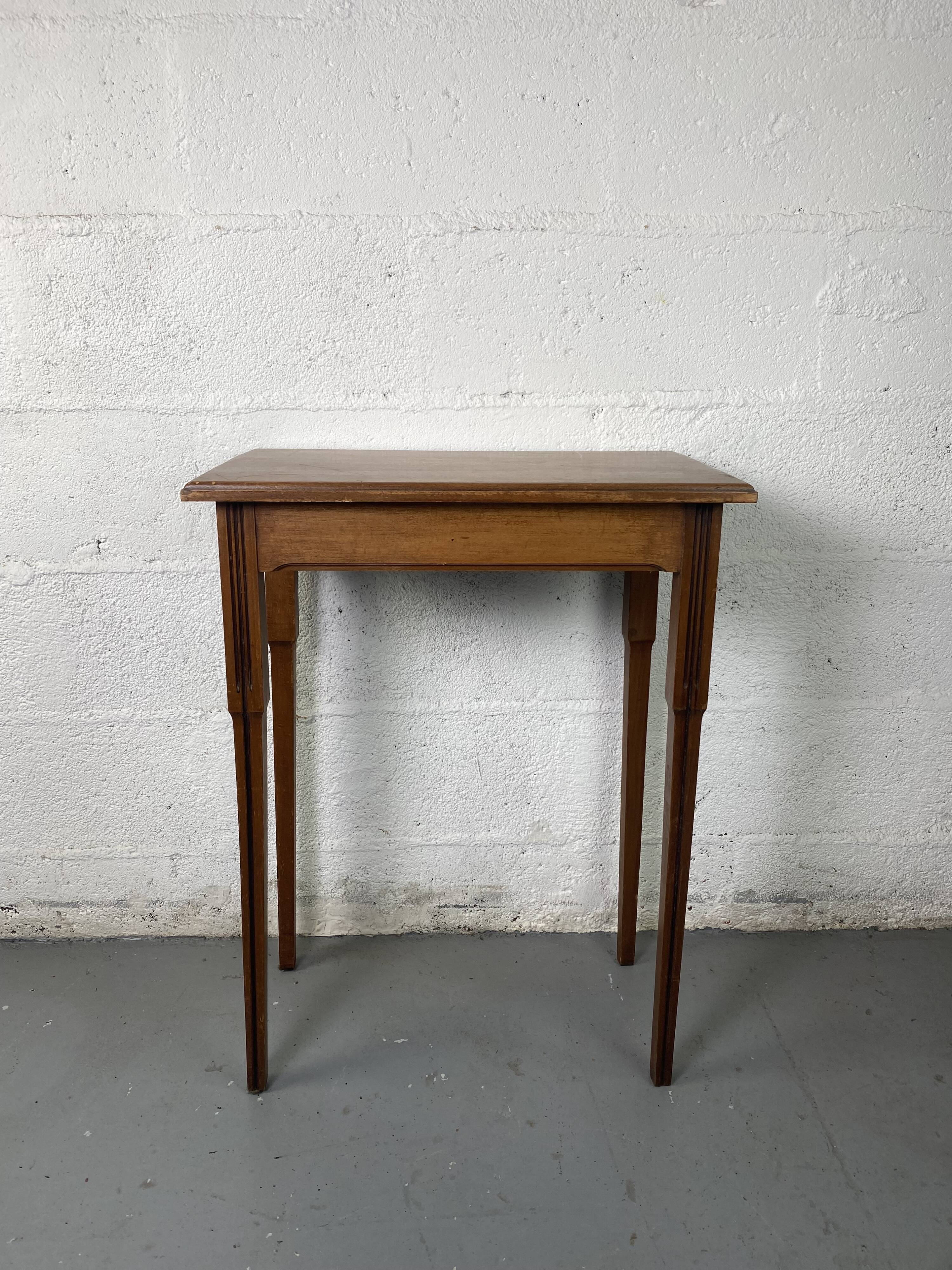 Mid-height wooden side table