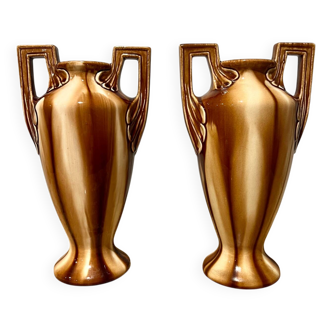 Paire de vases louis gueulle
