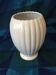 Very decorative groved limoges porcelain white vase