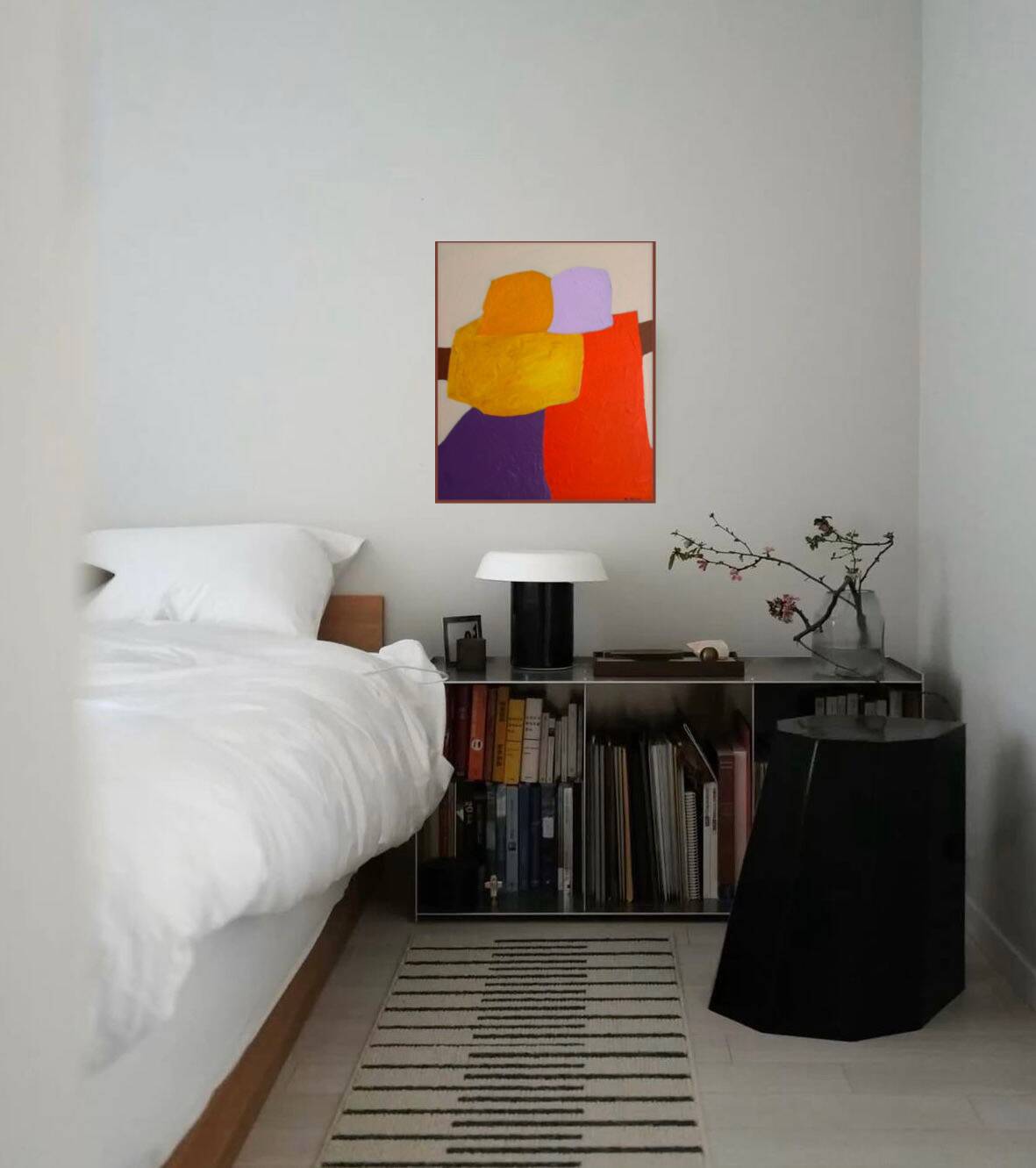Original canvas art "Come Closer" 55x45cm by Bodasca