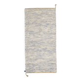 Tapis scandinave tissé à plat nos par axeco svenska ab. dimensions : 163 x 78 cm.