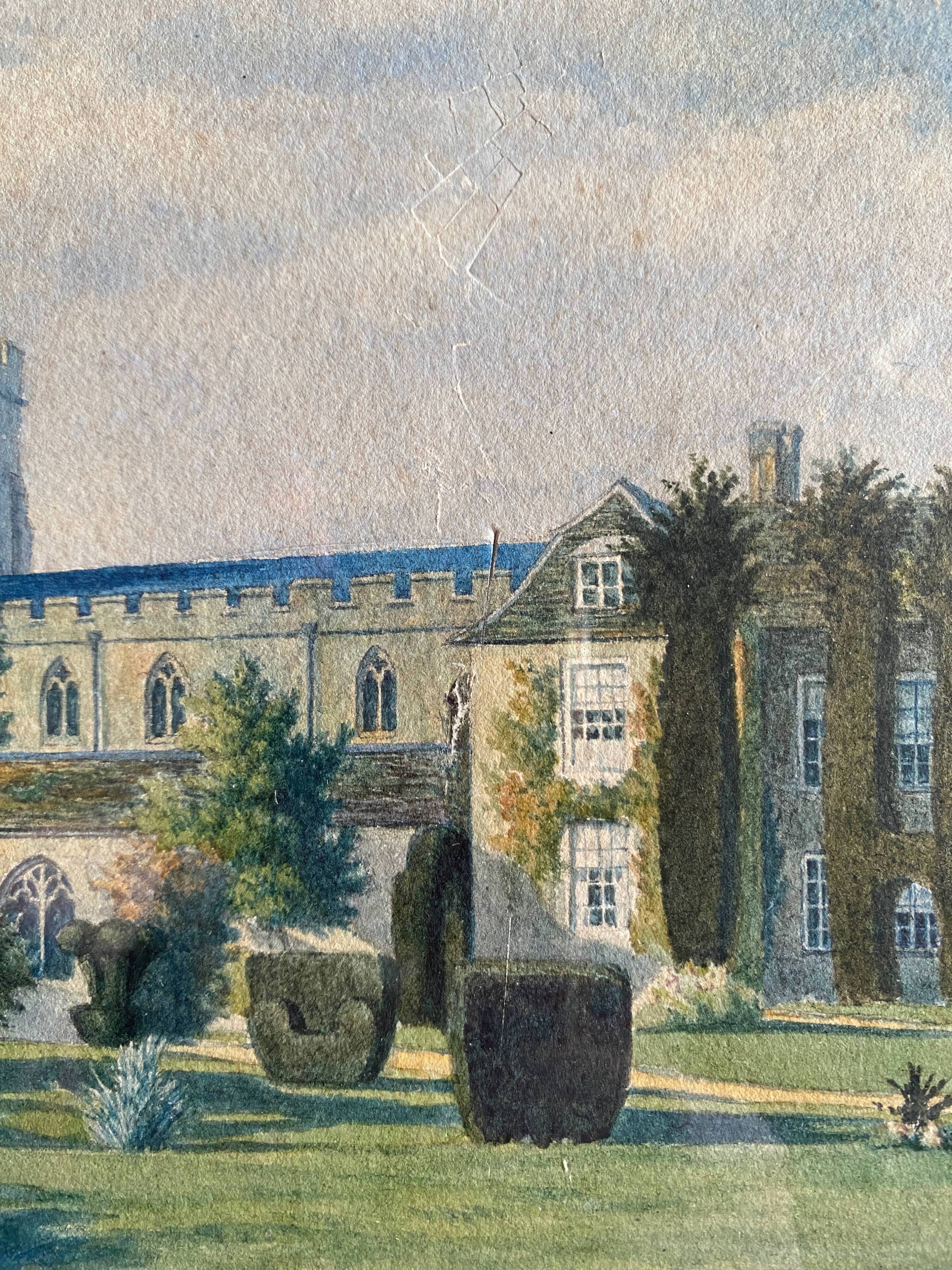 Watercolor Painting "The castle park" ec. English ? + supervision