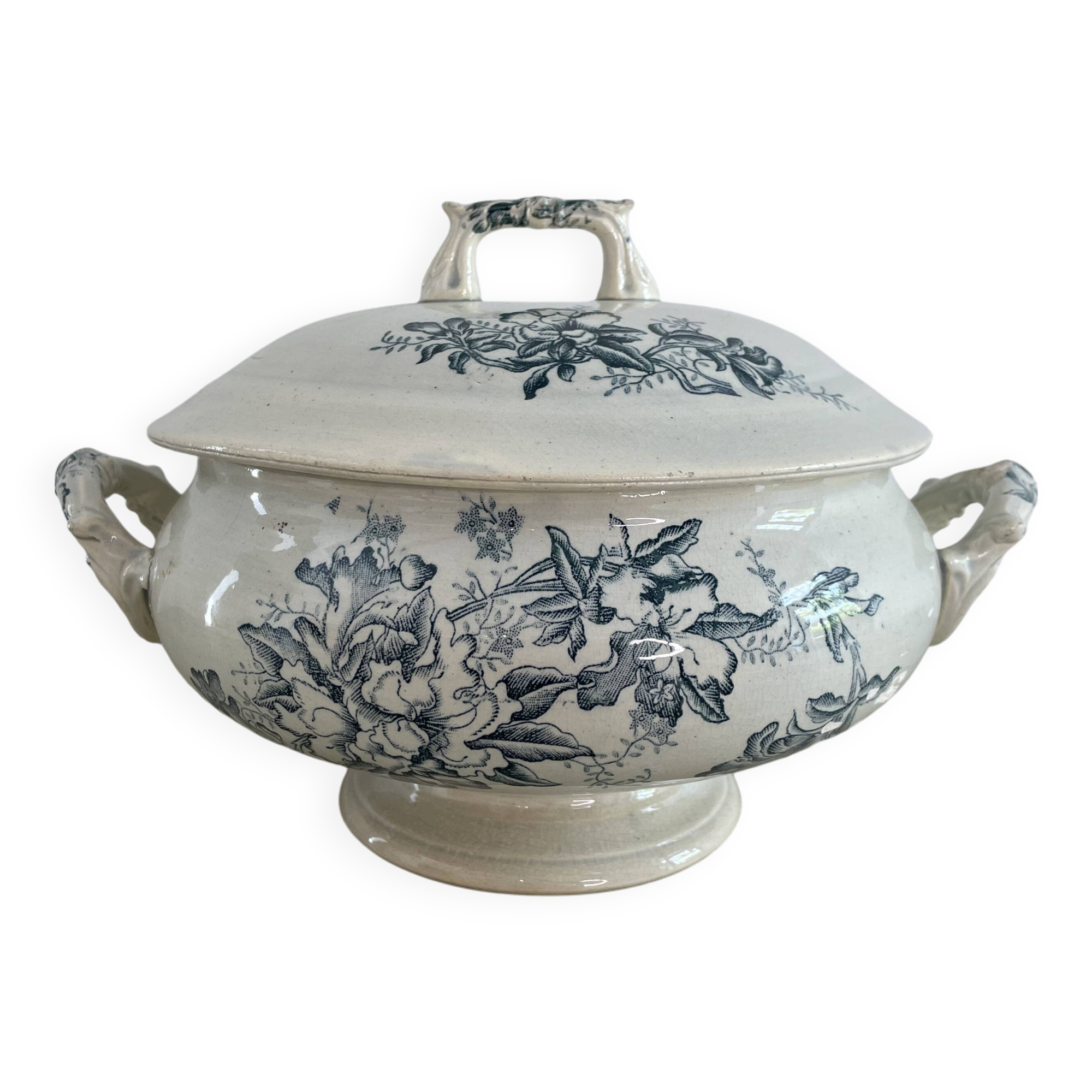 Soupière en terre de fer modèle Floréal