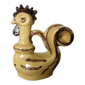 Bougeoir en céramique "le coq" de la poterie Périgourdine, 1960