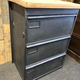 Storage valve cabinet Atal industrial shoe, metal wood