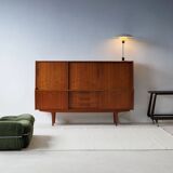 Mid-century Danish teak highboard