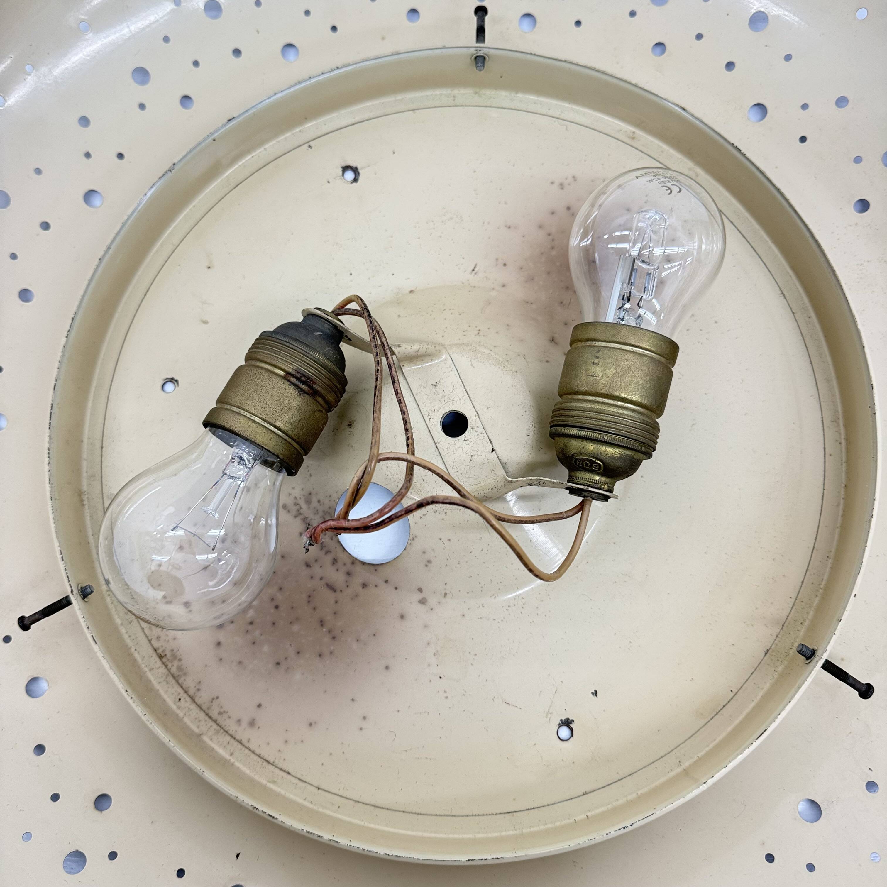 Ernest Igl for Hillebrand large fifties ceiling lamp / wall lamp , 1950’s