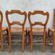4 Chairs Paillées Louis Philippe