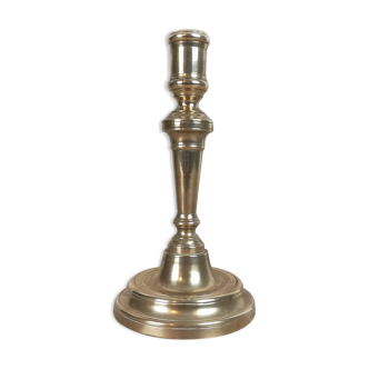 Brass candle holder h21cm
