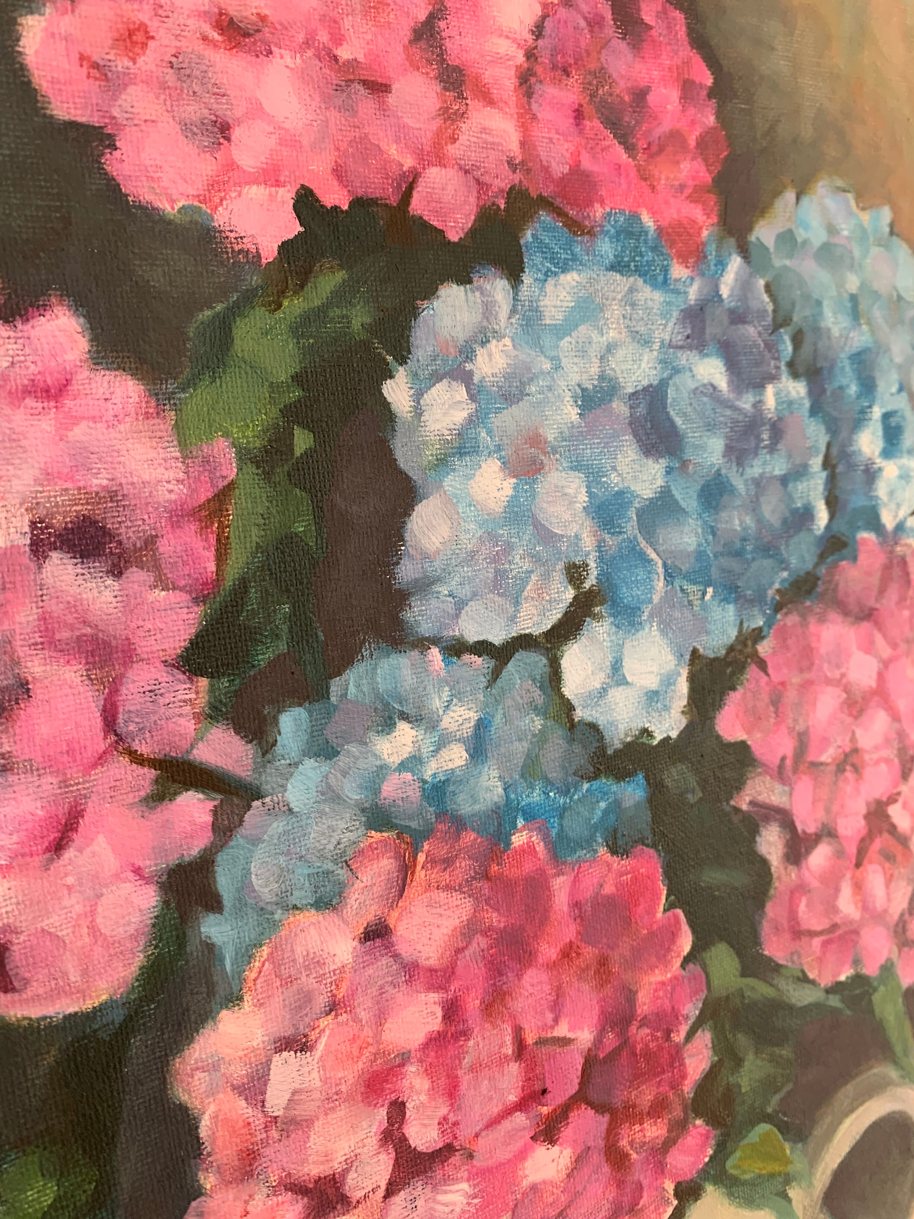 Still life hydrangeas