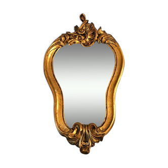 Miroir doré 19x34cm