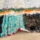 Boucherouite carpet - 121 x 226 cm
