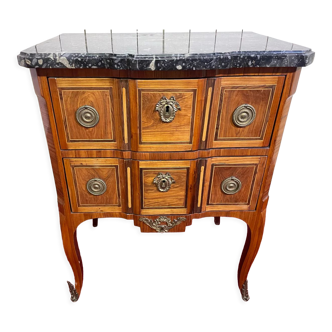 Commode d’entre deux marquetée 19ème