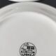 Set of small plates, vintage saucers in porcelain.