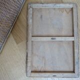 Wicker chest basket