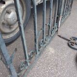Old gate gate 2 wrought iron beating Sun L 176 cm x H 137 cm