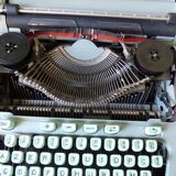 Mint green Hermes 3000 typewriter