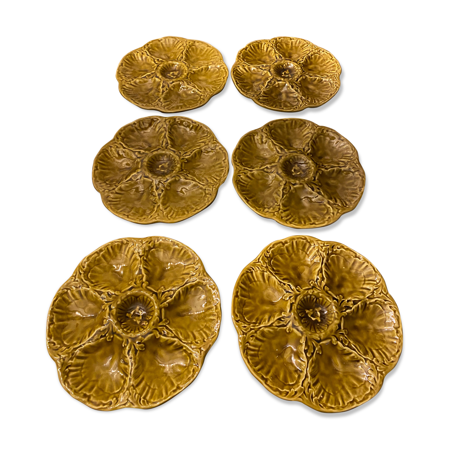 Oyster plates Gien France