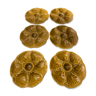 Oyster plates Gien France