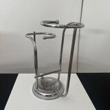 Art Deco Chrome Umbrella Stand in Tubular Steel and Chrome-Plated, Belgium, 1930