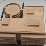 1970s Plywood and perspex Modernist Architect's Model