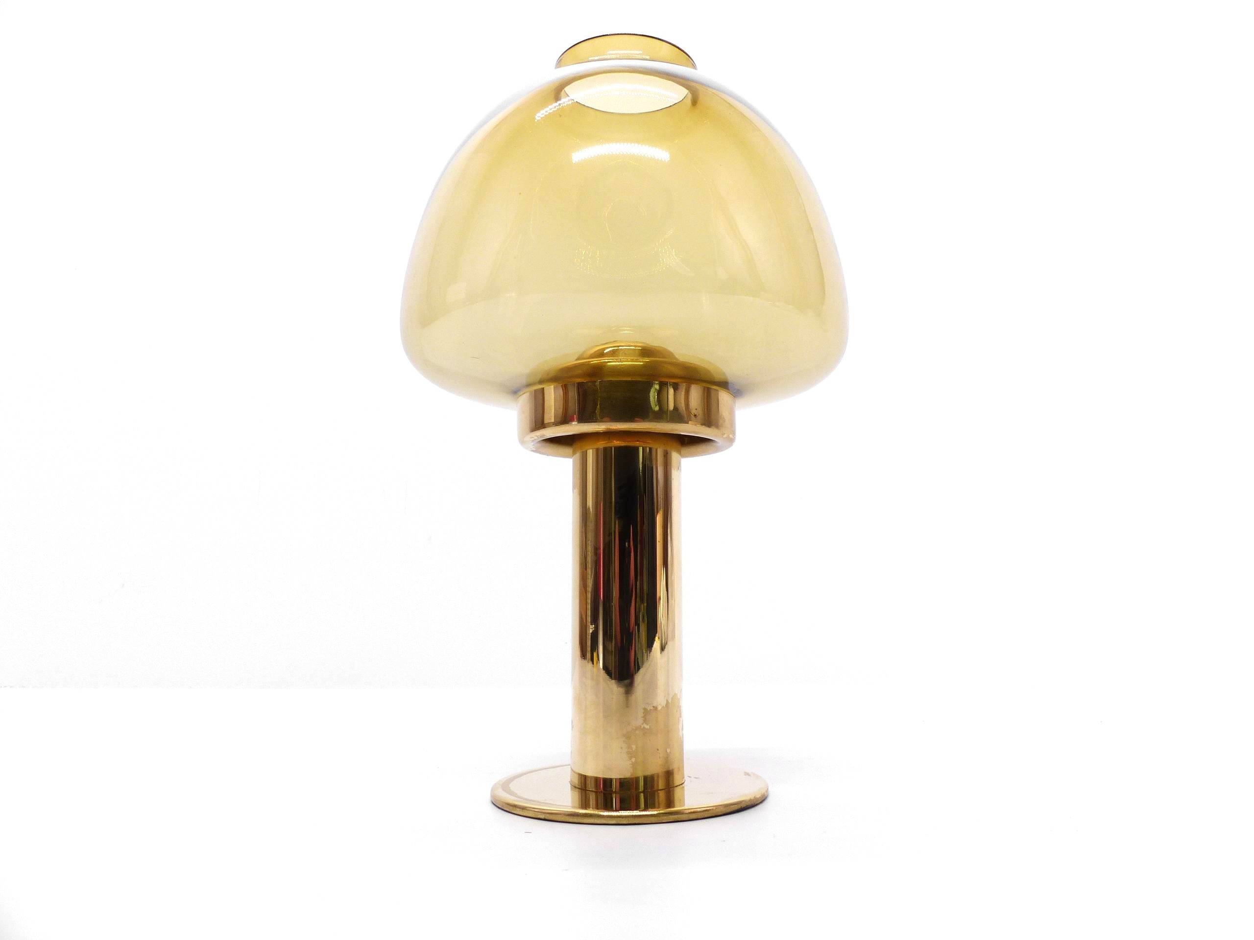 Set of 5 Scandinavian Hans-Agne Jakobsson Claudia model candlesticks in brass