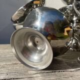 10 stainless steel cups 1970