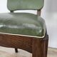 Set of 8 Art Decò oak dining chairs, 1950