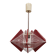 "Rozwój" Kłobuck hanging string lamp, Polish design from the PRL 1970