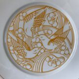 Plate limoge decoration lalique