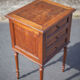 Vintage wood bedside table