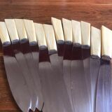 12 art deco knives