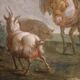 Great 18th century French painting, romantic pastoral scene