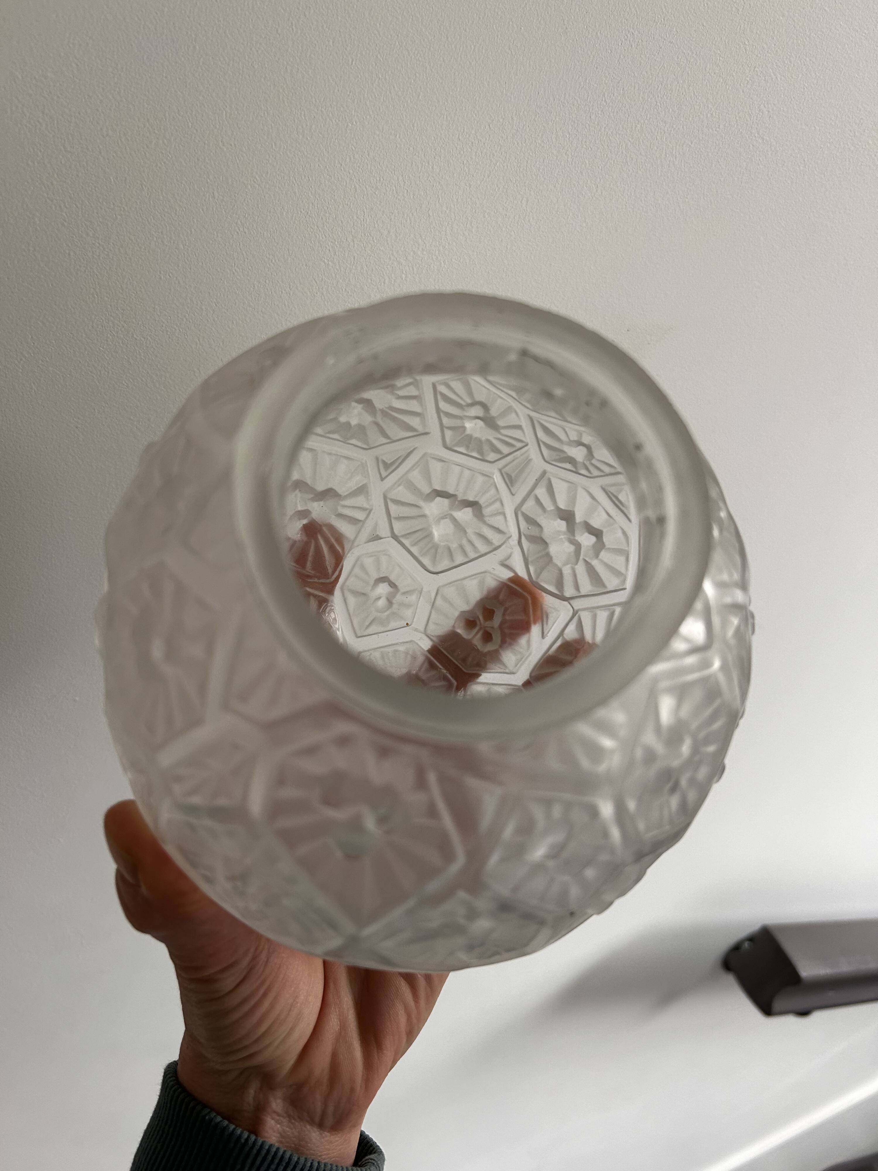 Art Deco globe table lamp