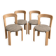 Set of 4 Bruno Rey model 3300 chairs.