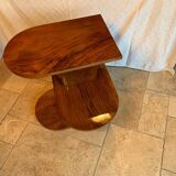 Gueridon art deco in maccassar acajoux