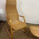 Superbe Ensemble Chaises et petite table en Osier