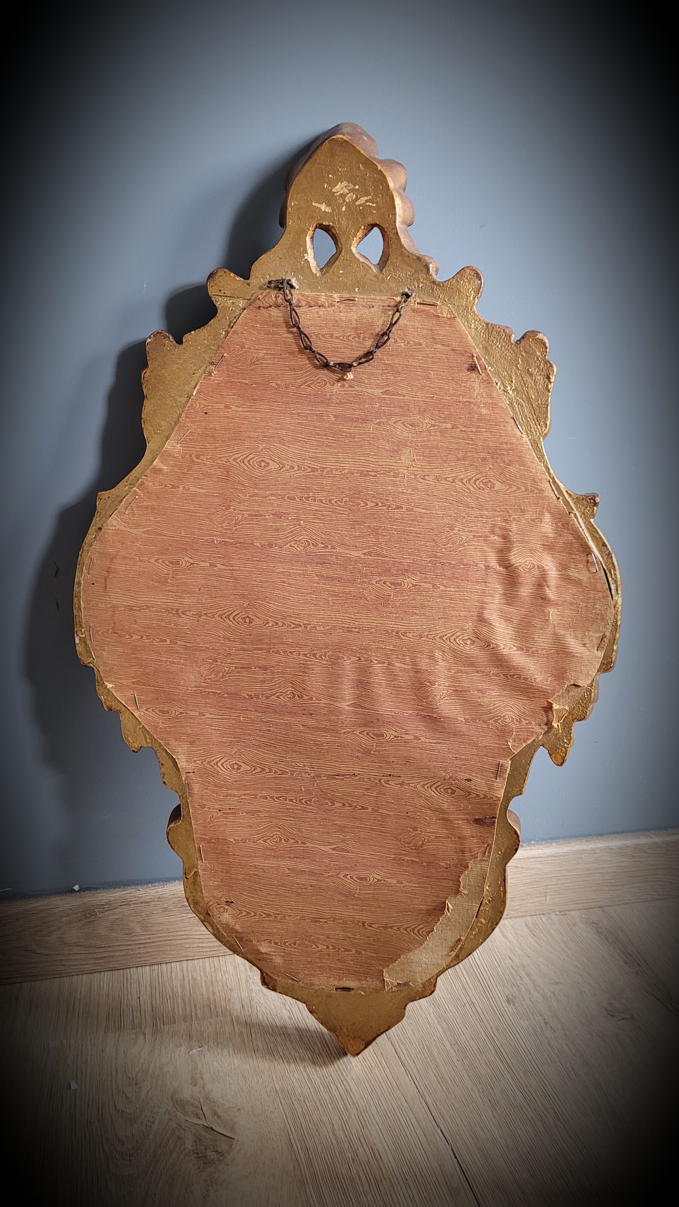 Gilded mirror worked 33x58cm