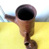 Teapot signed in terracotta 1960s