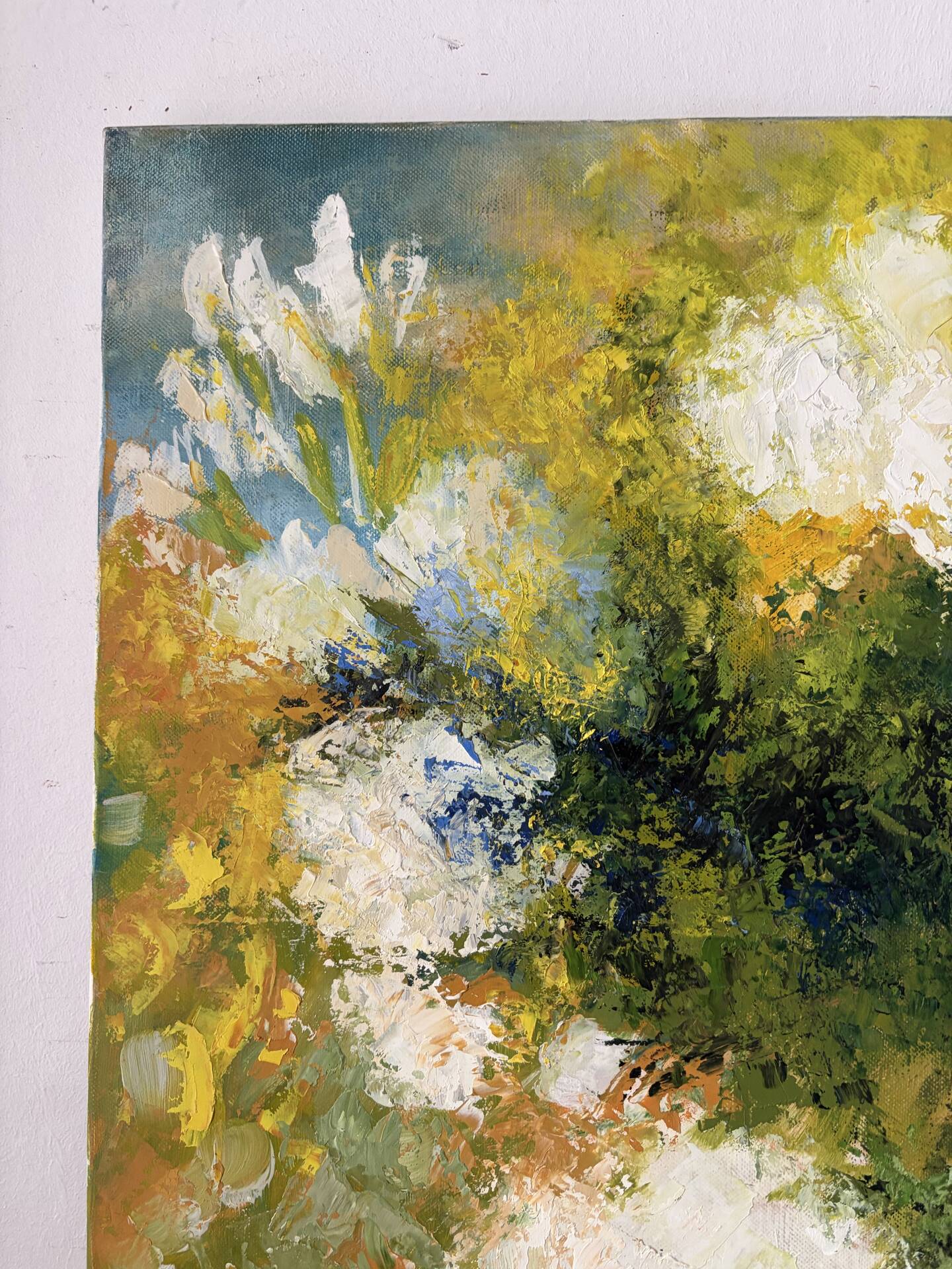 "June Bouquet", oil on canvas signed Bottini